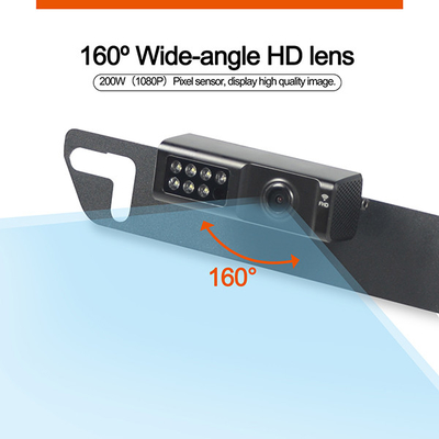 كاميرا داش كام لاسلكية رقمية AHD مقاس 10 بوصة مع نظام DVR وتنسيق فيديو AVI