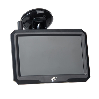 شاشة رقمية للرؤية الخلفية IP68 مقاس 5 بوصة مزودة بكاميرا مضادة للماء وقوس استدارة