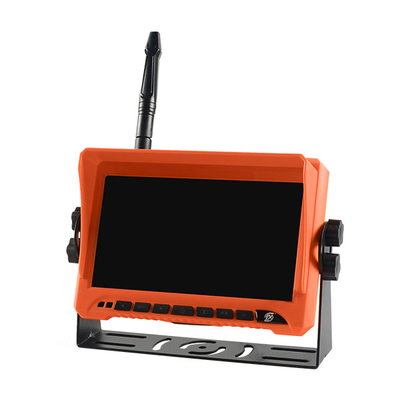 TFT LCD HD Wireless Monitor نظام التسجيل وظيفة برتقالي اللون