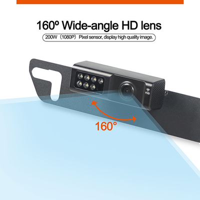لاسلكي مقاوم للماء IP69K DVR كاميرا عكسية مستقبل AHD لون أسود