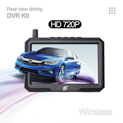 DVR الكاميرا العكسية للسيارة 5 بوصة دعم الشاشة الملونة 2 قناة